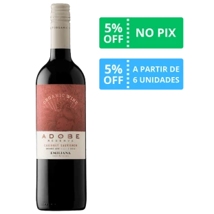 Vinho Adobe Reserva Cabernet Sauvignon Orgânico 2021 750ml