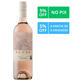 Vinho Adobe Reserva Rosé Orgânico 2022 750ml