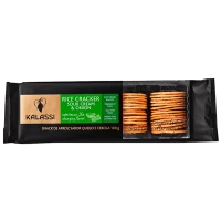 Kalassi Rice Cracker Snack Kalassi Rice Crackers Sour Crean & Orion (Queijo e Cebola) 100g