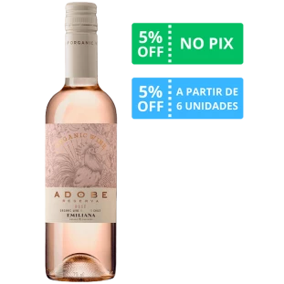 Vinho Adobe Reserva Rosé Orgânico 2022 375ml