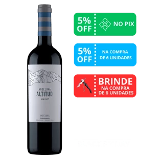 Vinho Andeluna Altitud Reserva Malbec 2020 750ml