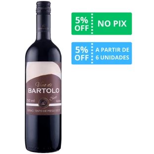 Vinho Bartolo Tinto Seco 750ml