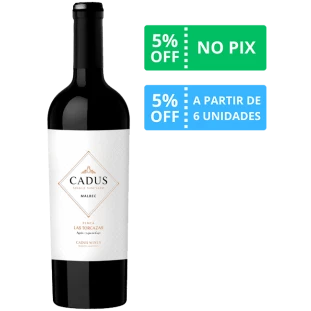 Vinho Cadus Single Vineyard Malbec Finca Las Torcazas 2017 750ml