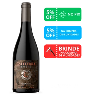 Vinho Caliterra Petreo Carmenere 2021 750ml