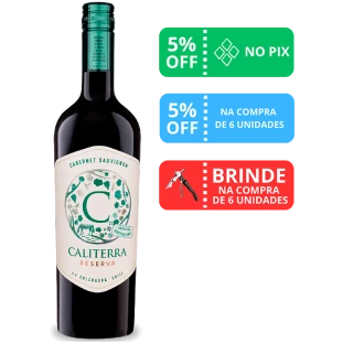 Vinho Caliterra Reserva Caberner Sauvignon 2022 750ml