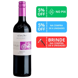 Vinho Cono Sur Bicicleta Reserva Merlot 2021 750ml
