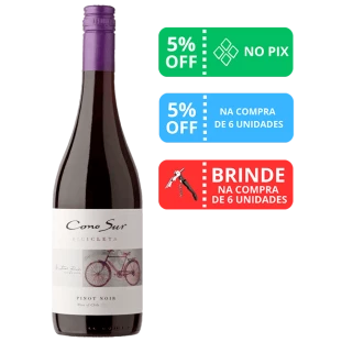 Vinho Cono Sur Bicicleta Reserva Pinot Noir 2018 750ml