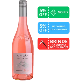 Vinho Cono Sur Bicicleta Reserva Pinot Noir Rosé 2021 750ml