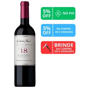 Vinho Cono Sur Single Vineyard Cabernet Sauvignon Block 18 750ml