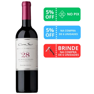 Vinho Cono Sur Single Vineyard Carmenere Block 28 750ml