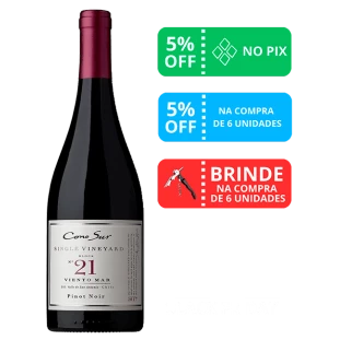 Vinho Cono Sur Single Vineyard Pinot Noir Block 21 750ml