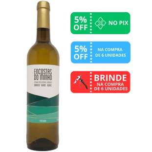 Vinho Encostas Do Minho White 2019 750ml