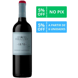 Vinho Errazuriz Reserva 1870 Cabernet Sauvignon 2019 750ml