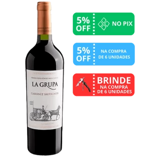 Vinho Fecovita La Grupa Cabernet Sauvignon Seleccion 2021 750ml