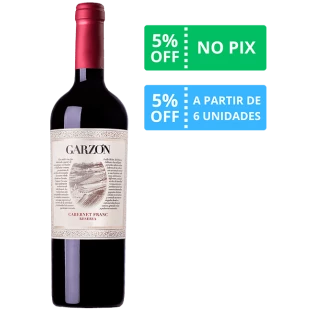 Vinho Gárzon Reserva Cabernet Franc 2020 750ml