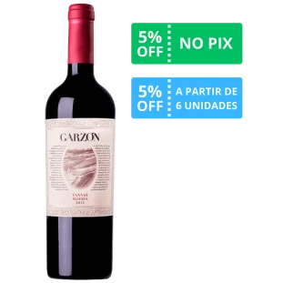 Vinho Gárzon Reserva Tannat 2020 750ml
