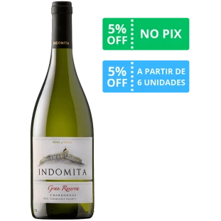Vinho Indomita Gran Reserva Chardonnay 2019 750ml