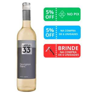 Vinho Latitud 33º Sauvignon Blanc 750ml