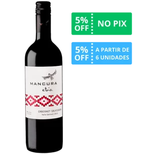 Vinho Mancura Etnia Cabernet Sauvignon 2020 750ml