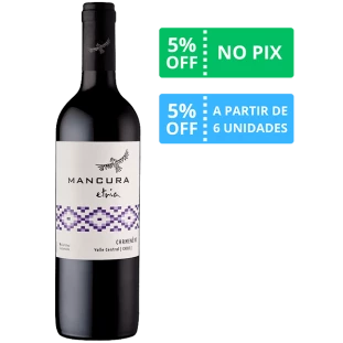 Vinho Mancura Etnia Carmenere 2020 750ml