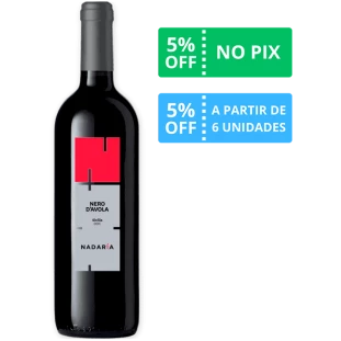 Vinho Nadaría Nero Davola Sicilia Doc 2018 750ml