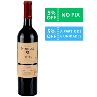 Vinho Norton Malbec Doc 2022 750ml
