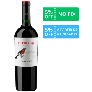 Vinho Petirrojo Reserva Cabernet Sauvignon 2022 187ml