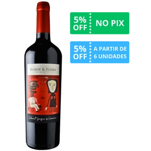 Vinho Ruben e Flora Gran Reserve Cabernet Sauvignon/Carmenere 2019 750ml