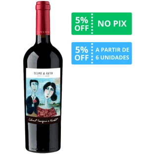 Vinho Telmo e Ruth Gran Reserve Cabernet/Merlot 2019 750ml