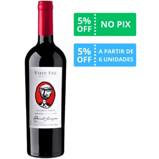 Vinho Viejo Feo Grand Reserva Cabernet Sauvignon 2018 750ml